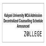 Kalyani University MCA Admission Decentralized Counselling Schedule Announced